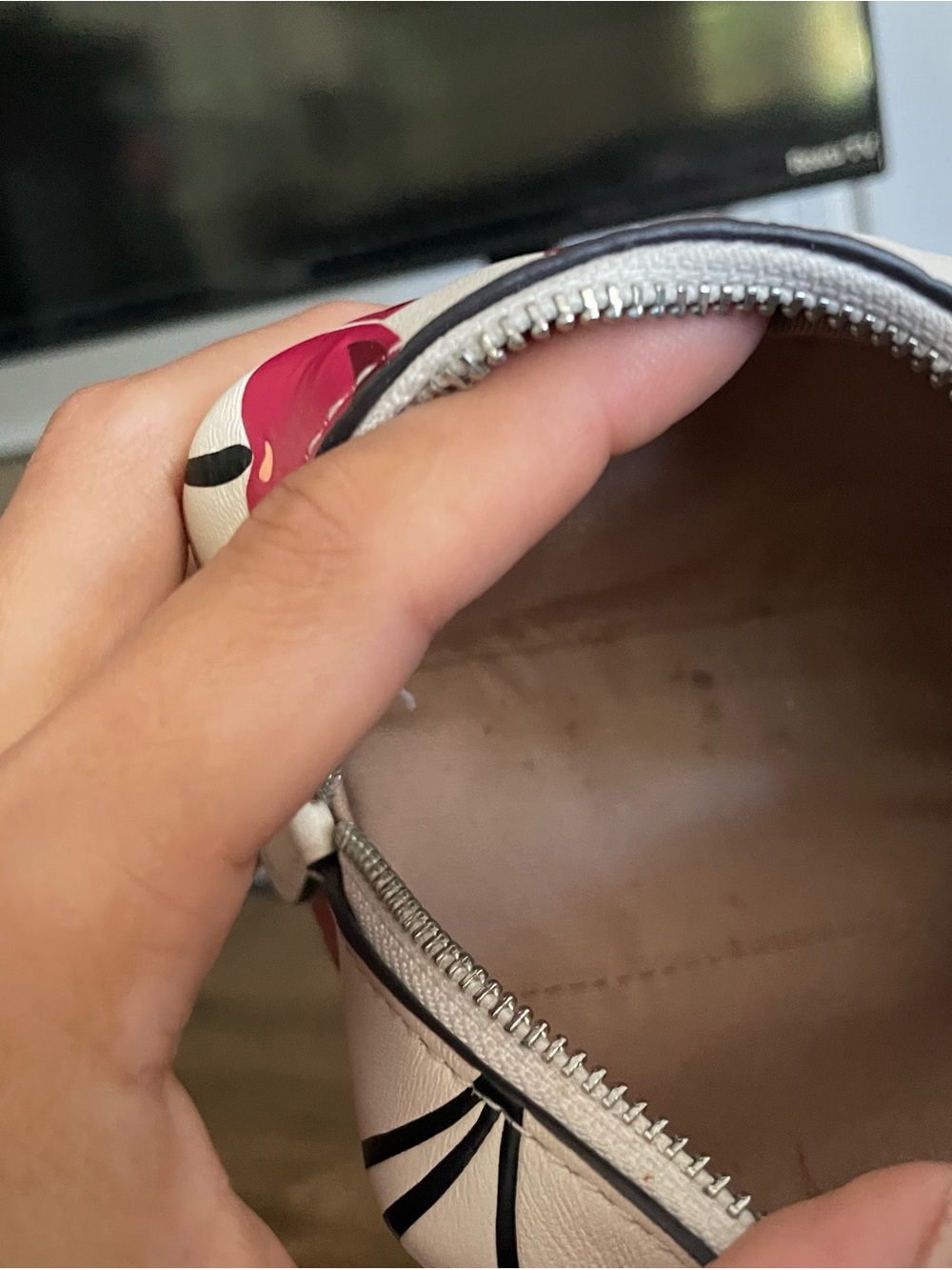Coach Small Wristlet with Red Cherry Print - Picture 4 of 5